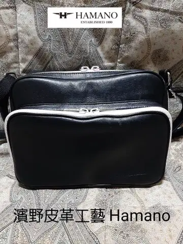 하마노 하마노 가죽 공예 Hamano 천연 가죽/사선 숄더백