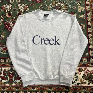 Creek 크루넥 맨투맨 그레이 S