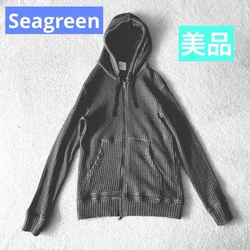 새상품급 Seagreen 오니 와플 지퍼 후드티 그레이 사이즈 5 XXL