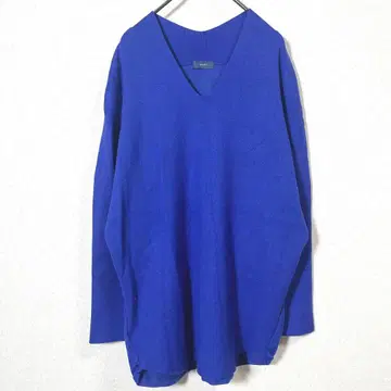 SHIPS 쉽스 롱 기장 니트 파랑 원사이즈