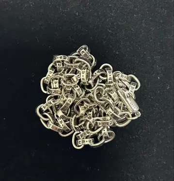 실버 925 페이퍼 체인 목걸이