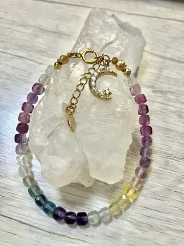 Glitter Moon 플로라이트 팔찌 [ ANGELICA ]