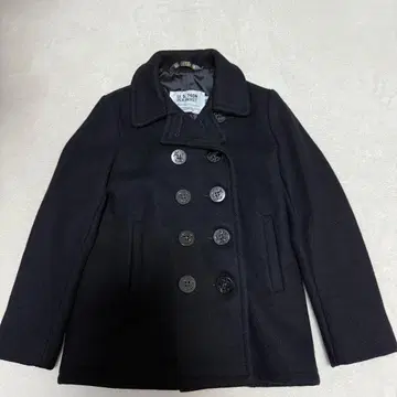 14 새상품급 SCHOTT 샷 BOYS 보이즈 피 코트 블랙