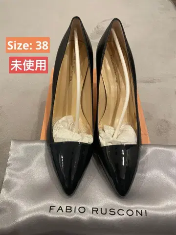 [ 미사용 ] 파비오 루스코니 네이비 펌프스