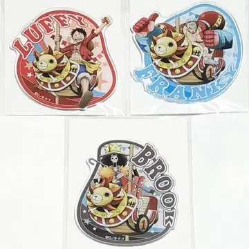 원피스 무기와라 스토어 13주년 기념 디자인 마그넷 3종 세트