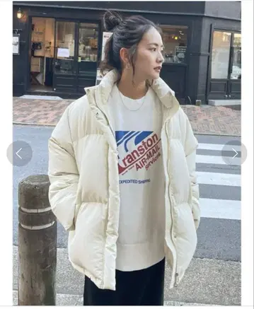 미들 기장 루즈 실루엣 다운 투데이풀