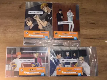 미개봉 하이큐!! 제일복권 아크릴 보드 10th C상 4점 묶음 판매