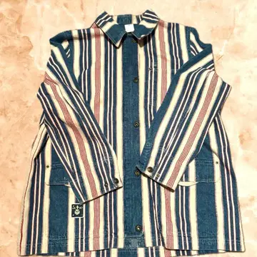 [ LAUREN JEANS COMPANY ] 빈티지 스트라이프 커버올