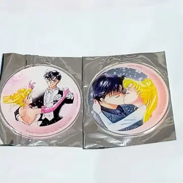 세일러문 카페 새상품 아크릴 코스터 2장 세트