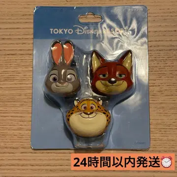 미개봉 새상품 주토피아 클립 3세트 디즈니 리조트 공식