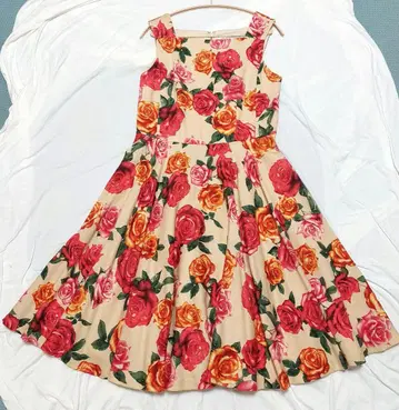 제인 마플 돈 루 살롱 로즈 프린트 드레스 JSK 원피스