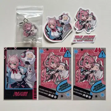 니지산지 야미쿠모얀 얀 나리 폴라로이드 스티커 세트 묶음 판매