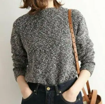 IENA chere 트위드 니트 풀오버