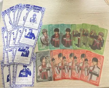 점프 페스타 쇼와 노트 오미쿠지 테니스의 왕자님 클리어 카드 세트