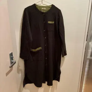 always 올웨이즈 원피스 튜닉 일본제 브라운 x 카키