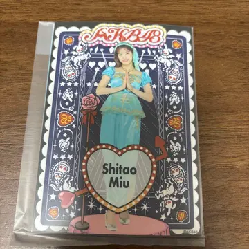 AKB48 의상전 도쿄 다이마루 브로마이드 세트 시타오 미우