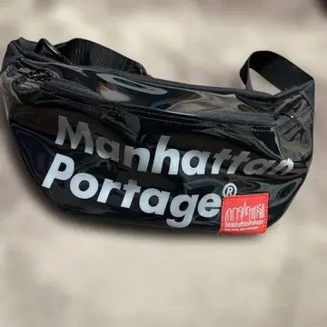 레어 Manhattan Portage 바디백 웨스트 파우치 블랙