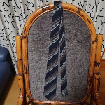 오구라지마지마 오구라 직조 SHIMA-SHIMA 스트라이프 넥타이