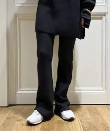 Deuxieme Classe TEX 리브 레깅스 팬츠 블랙