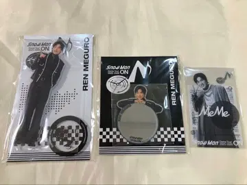 메구로 렌 아크릴 스탠드 스티커 거울 세트