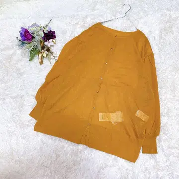 [ 사만사 모스모스 ] 머스타드 니트 가디건 긴팔(F)