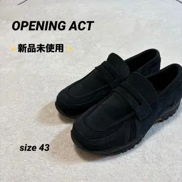 [ 미사용 새상품 ] OPENING ACT 스니커즈 로퍼 43 블랙