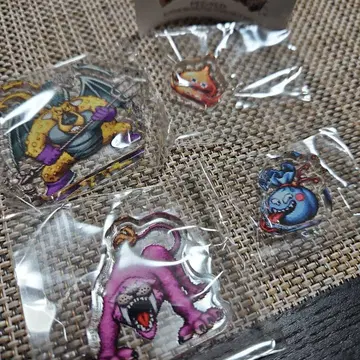 드래곤 퀘스트 미니 아크릴 블록 컬렉션 도트 몬스터즈 4종