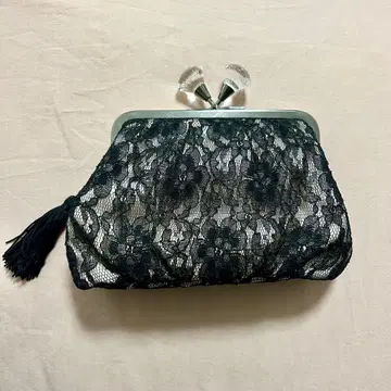 미사용 새상품 JILLSTUART/질 레이스 클러치 (태슬 포함)