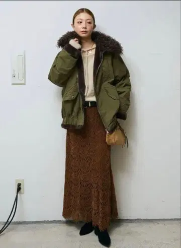 IAMALPHA iam 이아무 보아 옷깃 지퍼 블루종 블루종