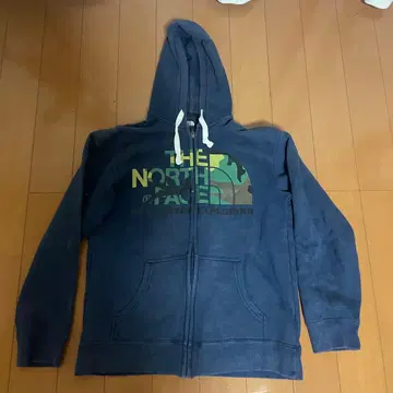 하자 있음 THE NORTH FACE 풀 집업 후드티 L 네이비