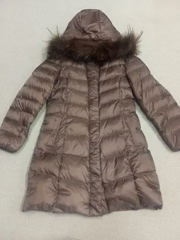 23구 롱 다운 자켓 브라운 32