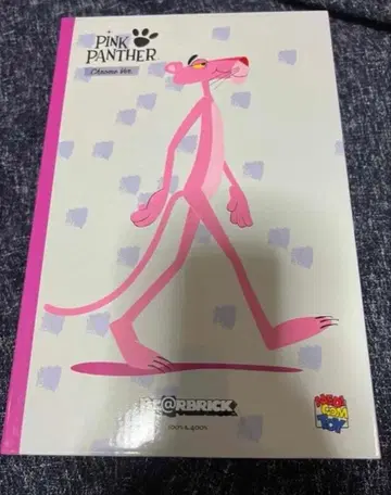 베어브릭 핑크 팬서 피규어 400%만 크롬 버전