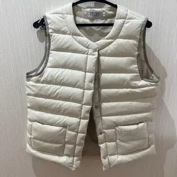 SWITCH MOTION CROCODILE 아이보리 다운 베스트 M