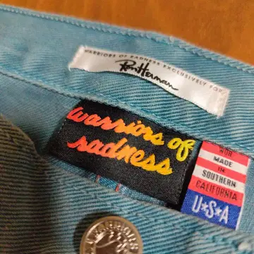 론 헤르만 warriors of sadness 라이트 블루 데님 팬츠