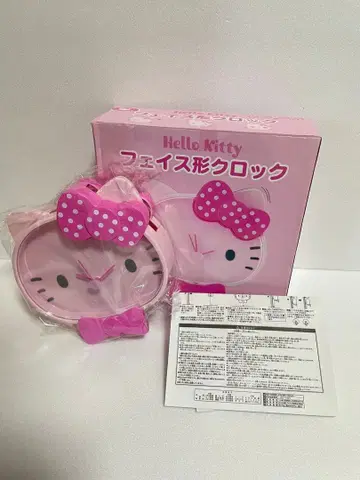 초레어 2000년대 미사용 새상품 Hello kitty 벽시계 산리오