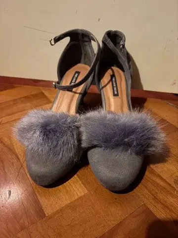 natural beauty basic 퍼 달린 펌프스