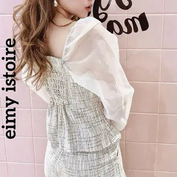 eimy istoire [택 포함] 트위드 상의 에이미 이스트 월