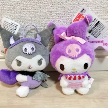 귀여운 쿠로미 마스코트 키링 세트