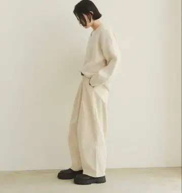 패셔너블 코듀로이 와이드 팬츠 코듀로이 팬츠