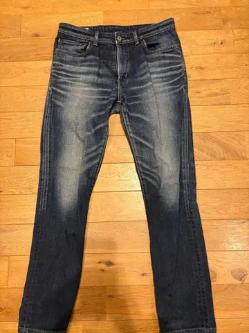 에드윈 EDWIN E502R 데님 청바지 유즈드 가공 스트레치