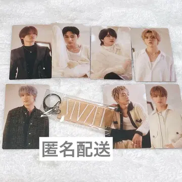 MAZZEL 초회 한정판 네임 키링 포토 카드 A 세트