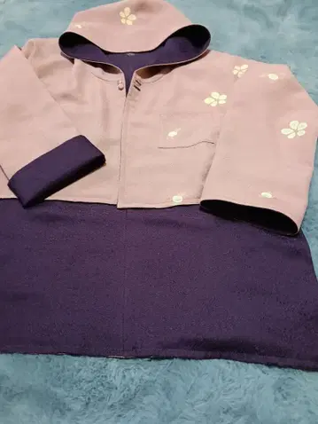 후드 부착 캐주얼 자켓 - 기모노 리메이크