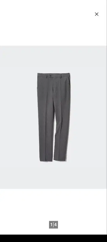 유니클로 히트텍 스마트 팬츠 다크 그레이&블랙