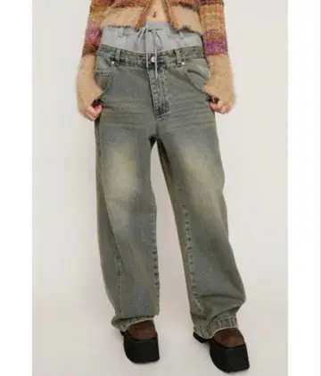 SLY 레이어드 웨이스트 도킹 PT 레이어드 허리