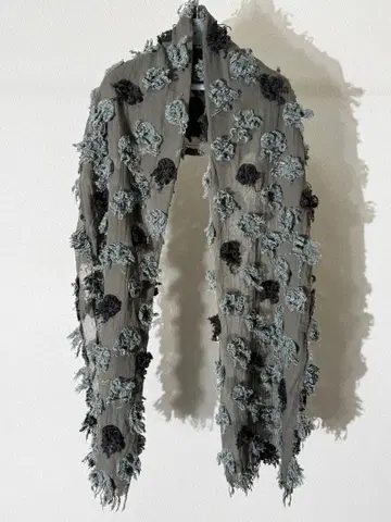 y's 와이즈 대형 디자인 스톨 머플러