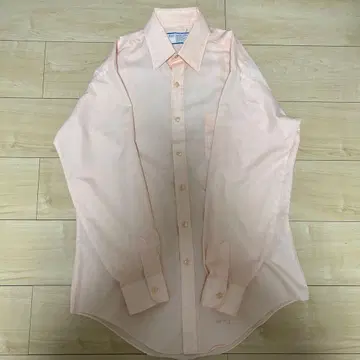 Sears PERMA-PREST 핑크 긴팔 셔츠