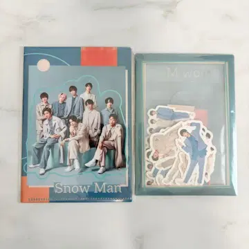 [ 미개봉 새상품 ] SnowMan 프레이크씰 미니 파일 세트
