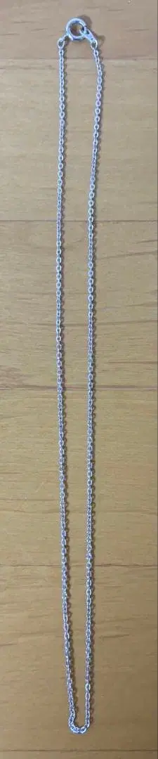 실버 롱 체인 목걸이