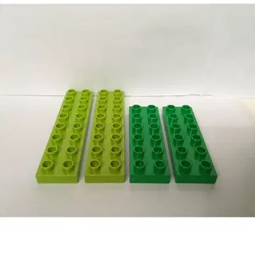 레고 듀플로 얇은 플레이트 블록 직사각형 2 x 8 롱 블록 2 x 6