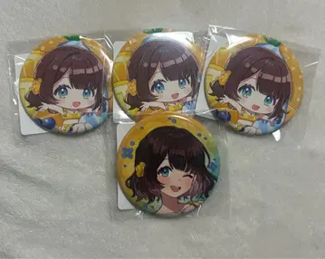 Splash Summer!! 시가 리코 캔 배지 4개 세트